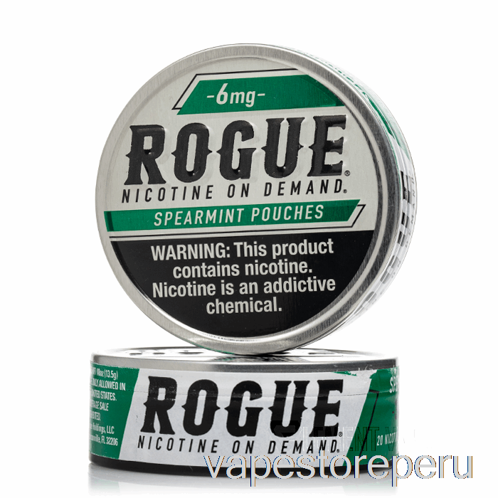 Bolsas De Nicotina Para Vape Smoke Rogue - Menta Verde 6 Mg (paquete De 5)